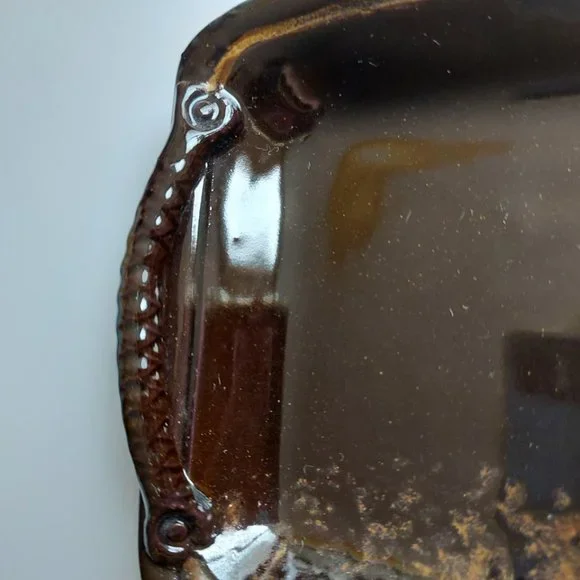 Beautiful Rectangular Pottery Tray - Picture 11 of 12